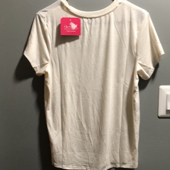 COPY - BRAND NEW WOMANS SHIRT SIZE MEDIUM! NWT! SMOKE FREE HOME! COLOR IS IVORY. - Picture 3 of 5